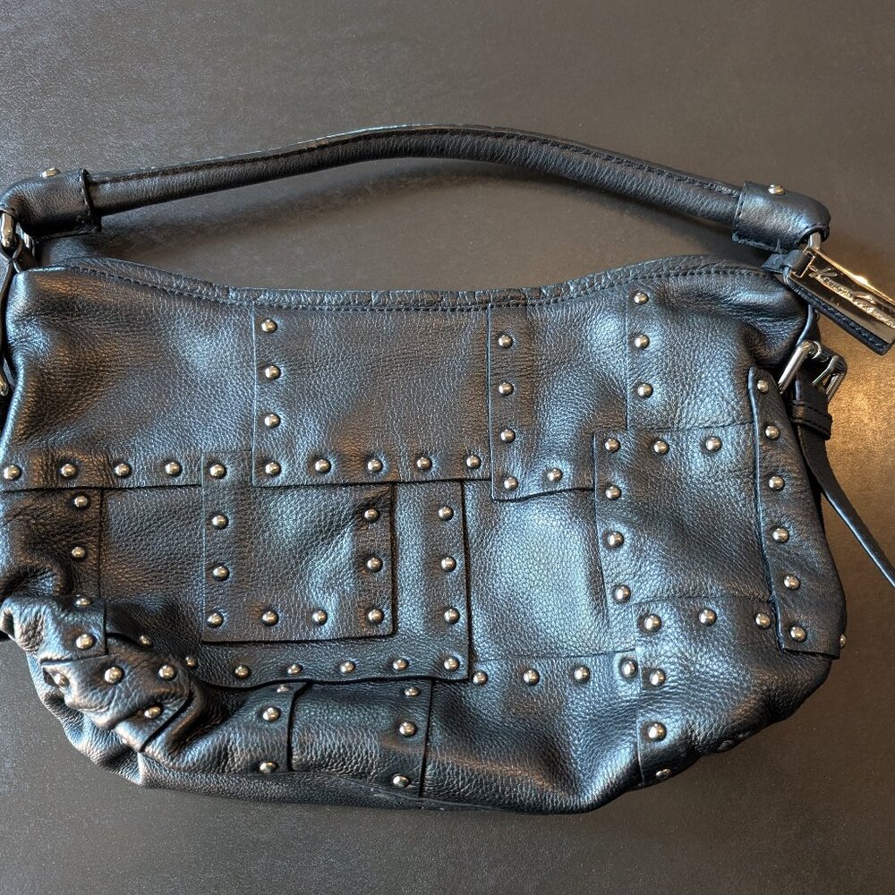 Kenneth Cole Black Studded Purse